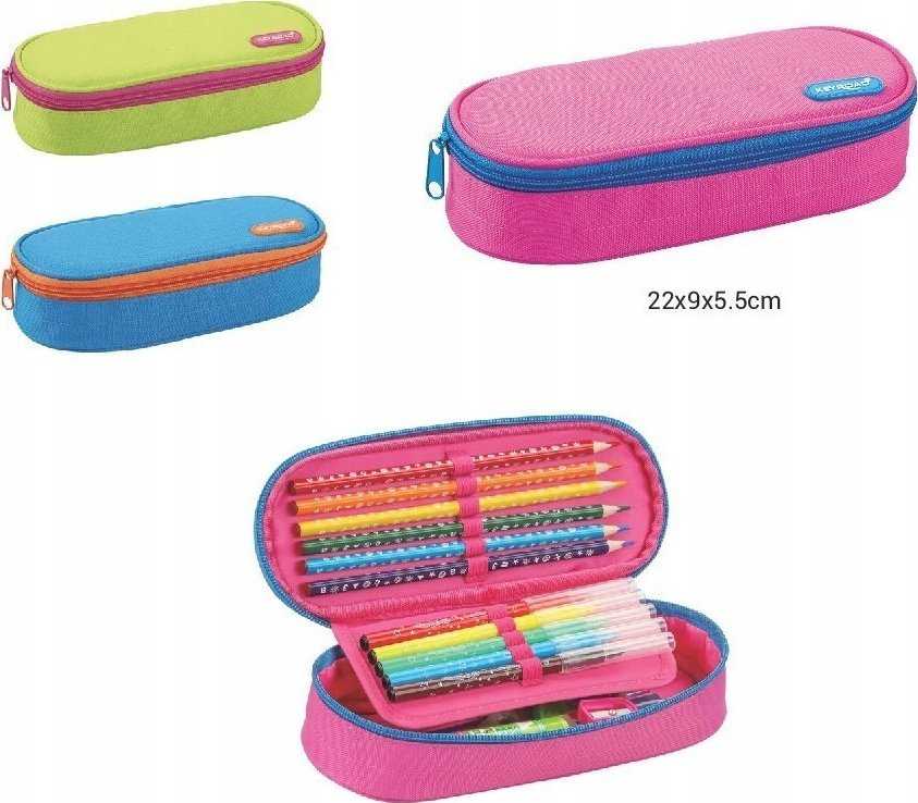 Keyroad penalas KEYROAD ovalus pieštukų dėklas, be įrangos, 22x9x5,5 cm, spalvų derinys
