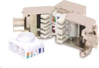 Oem KeyStone Cat6A lizdas, STP, savarankiškai uždirbantis (KEY-STP-C6A)