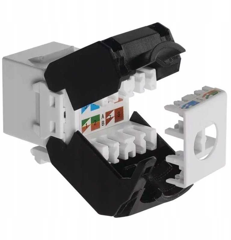 DATACOM „Keystone Emos K0301“ RJ45 UTP CAT5E kabelis