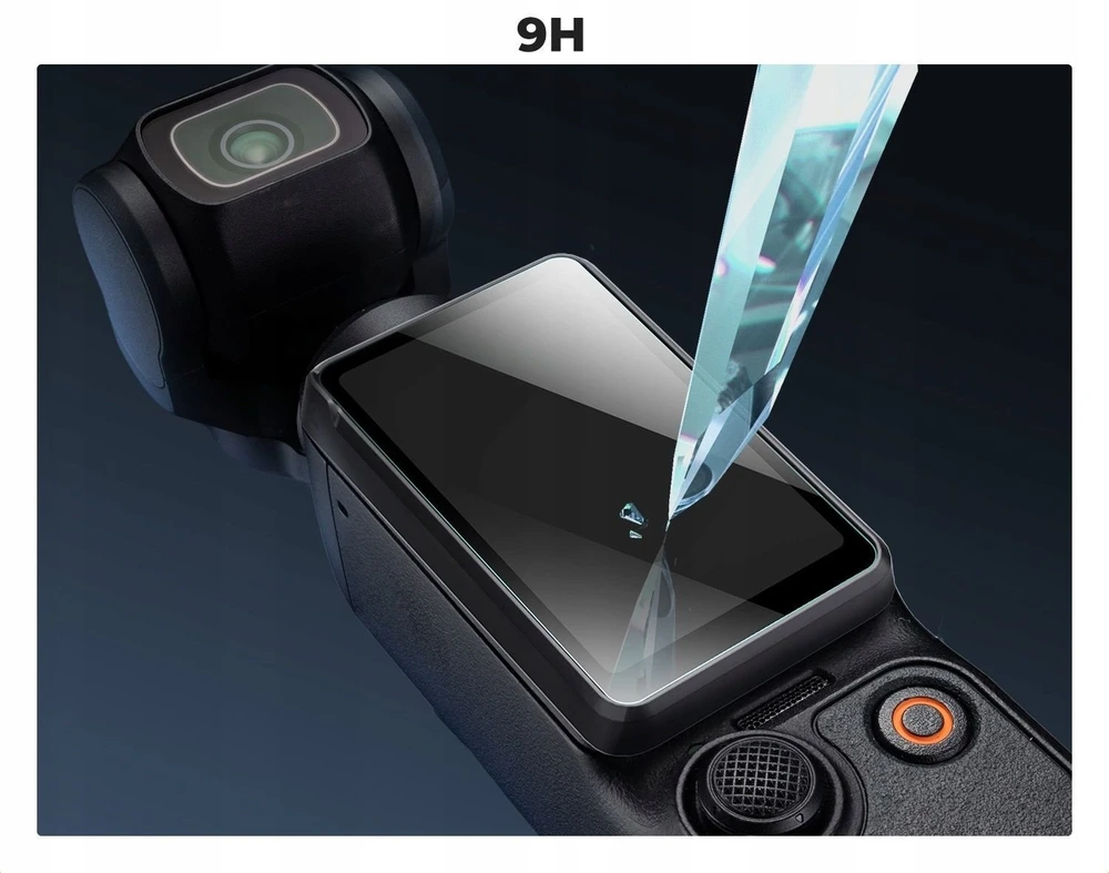 Kf 2x Grūdintas stiklas HD 9H Apsauga ekranui LCD, skirtas DJI Pocket 3 / DJI Pocket 4 / K&F / Kf20.0019