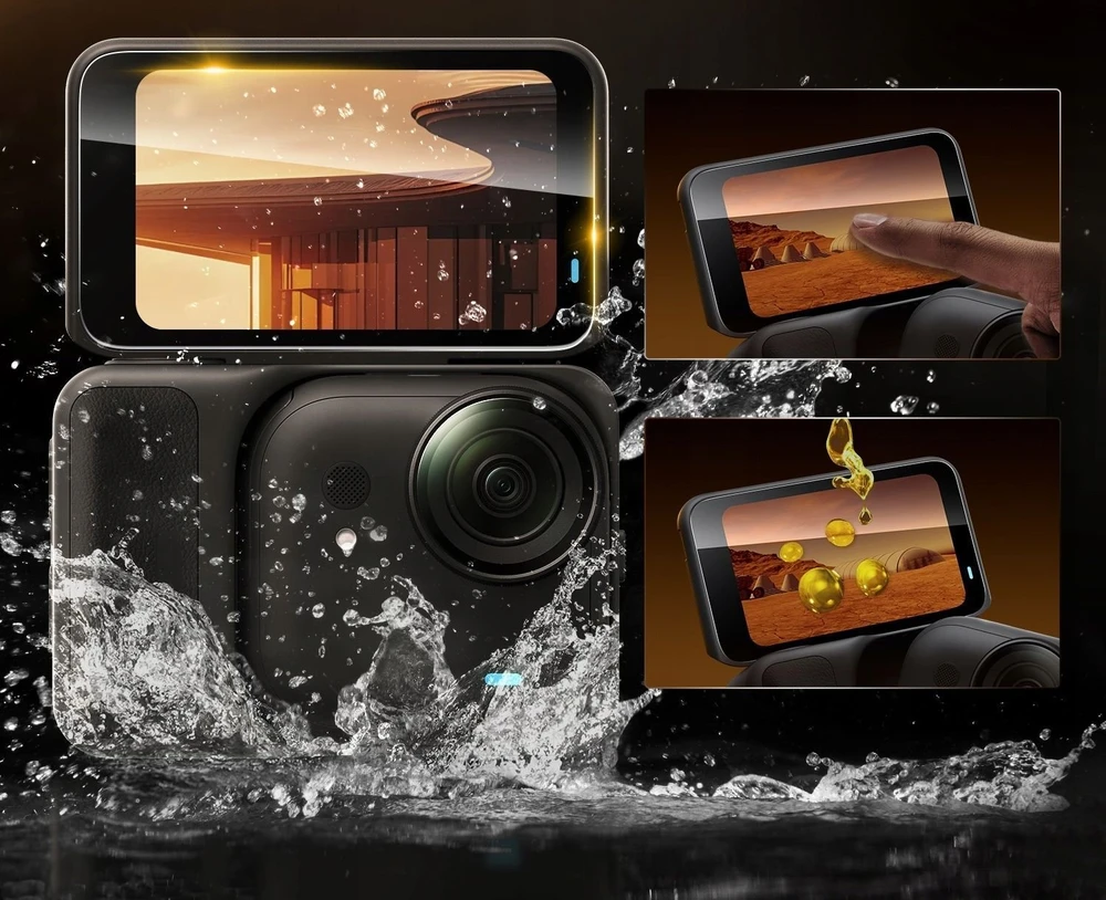 Kf 3x Grūdintas stiklas Apsauga Ekrano LCD Apsauga Insta360 Go Ultra kamerai / Kf12.0018 (SB11896)