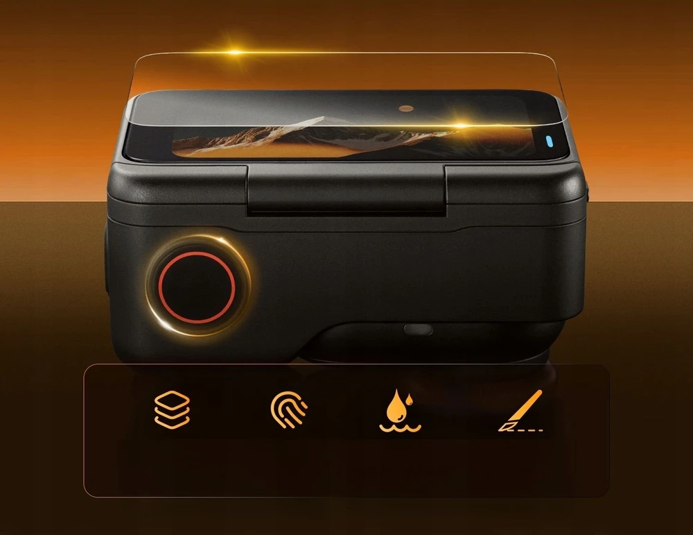 Kf 3x Grūdintas stiklas Apsauga Ekrano LCD Apsauga Insta360 Go Ultra kamerai / Kf12.0018 (SB11896)