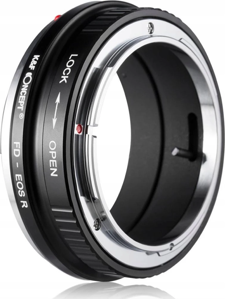 Adapteris redukcija Canon FD objektyvui į Canon EOS R RF RP K&F / KF06.378 / FD-EOS R