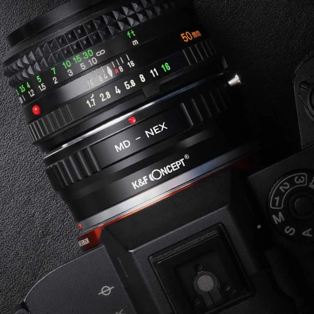 Kf Concept Kf Adapteris K & f Sony E Neks E-mount Na Mminolta Md / Kf 06.073
