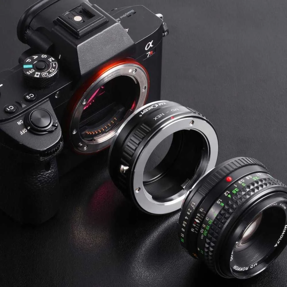 Kf Concept Kf Adapteris K & f Sony E Neks E-mount Na Mminolta Md / Kf 06.073