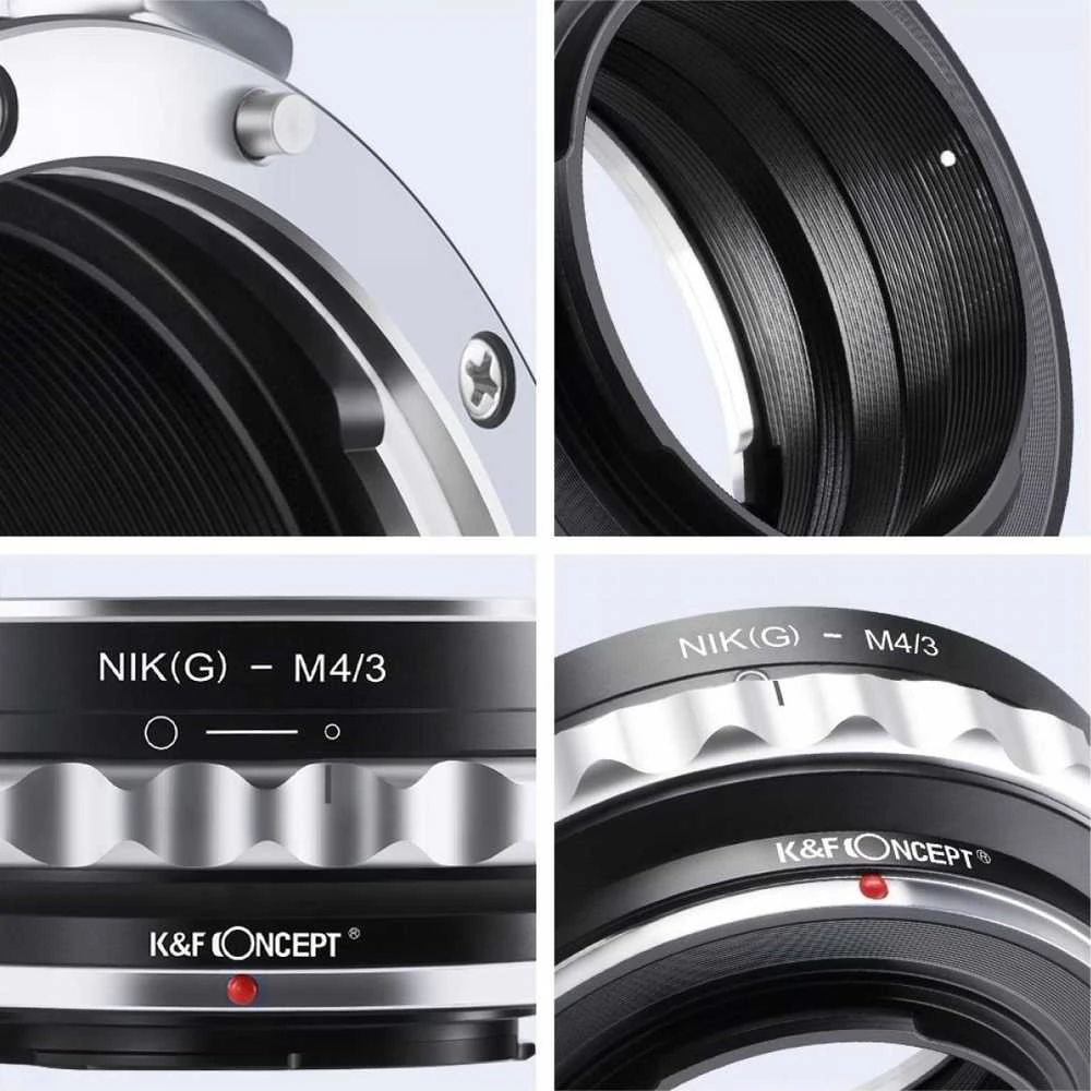 Kf Concept Kf Adapteris Olimpus / Panasonic Micro 4 / 3 M4 / 3 Ant Nikon G F AI Ai-s D Af Afs / Kf 06.077
