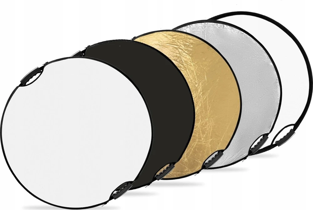 K&F 5 viename apvalių reflektorių rinkinys – 110 cm