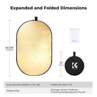 K&F Blenderis K&F Concept 5w1 - 90x60 cm