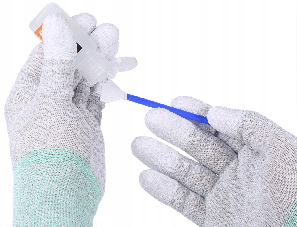 Valiklis Fotoaparato Valymo Rinkinys - K&F Concept Jutiklio Valymo Q-tip Rinkinys 10 Q-tip 20ml Skysčio