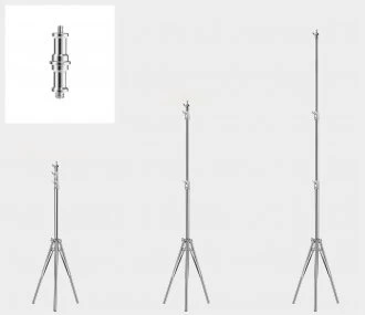 Apšvietimo stovas - K&F Concept KF34.044 280cm 10kg nerūdijančio plieno