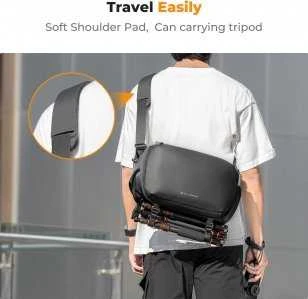 K&F Concept Urban Wander Sling 12L fotoaparato krepšys – juodas