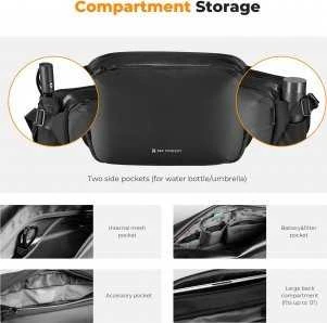 K&F Concept Urban Wander Sling 12L fotoaparato krepšys – juodas