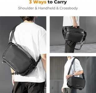 K&F Concept Urban Wander Sling 12L fotoaparato krepšys – juodas