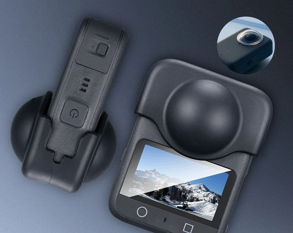 Kf Dangtelis objektyvo apsauginis dangtelis + 2x LCD ekrano stiklas Dji Osmo 360 / Kf12.0013 (SB12455)