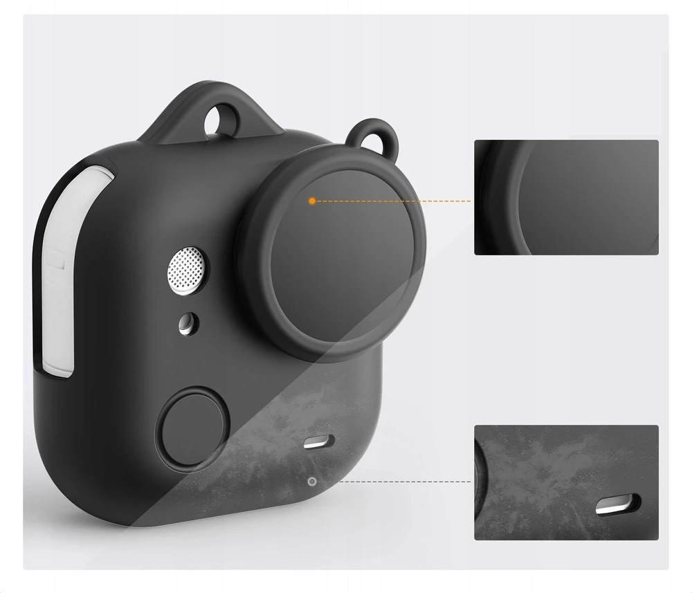 Kf silikoninis dėklas Case apsauginis futliaras + Dangtelis 2in1 / Skirtas Insta360 Go Ultra / K&f / Kf12.0019 (SB11901)