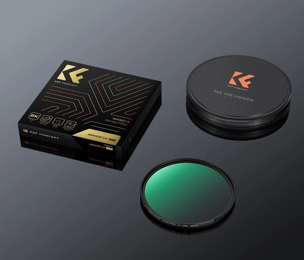 K+F filtras Advanced Armour UV Ultraviolet Filter K&f Nano-x Mrc 40.5 Mm 40.5mm / Kf01.2738