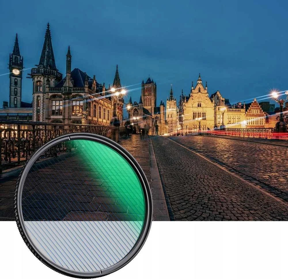 Filtras Kf Filtras Mėlyna Streak Anamorficzny K&f Nano-x Mrc 82mm / Kf01.2102