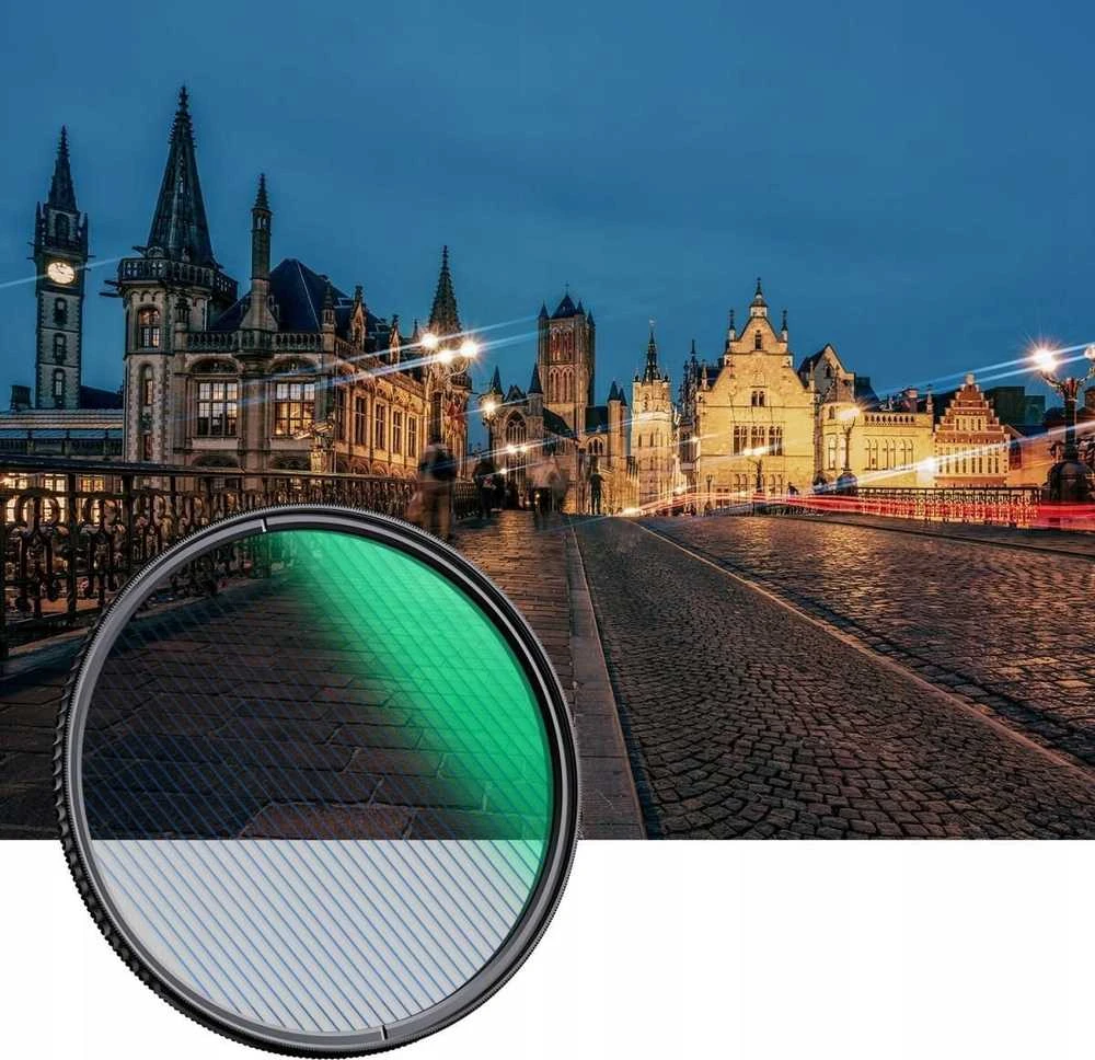 Kf Filtras Mėlyna Streak Anamorfinis filtras K&f Nano-x Mrc 62mm / 01.2098
