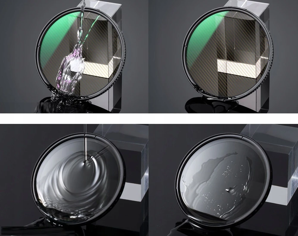 Kf filtro aukso juostelė Anamorfinis filtras Aukso pliūpsniai K&f Nano-x Mrc 52 Mm 52 mm / Kf01.2104