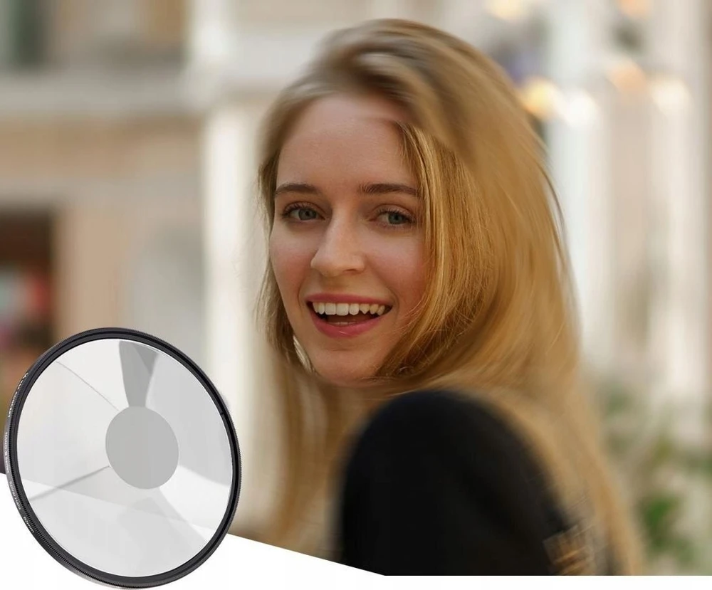 Kf filtro efekto filtras Halo Spiral Vortex Blur K&f Concept Nano-b On 58 mm 58mm / Kf01.2710