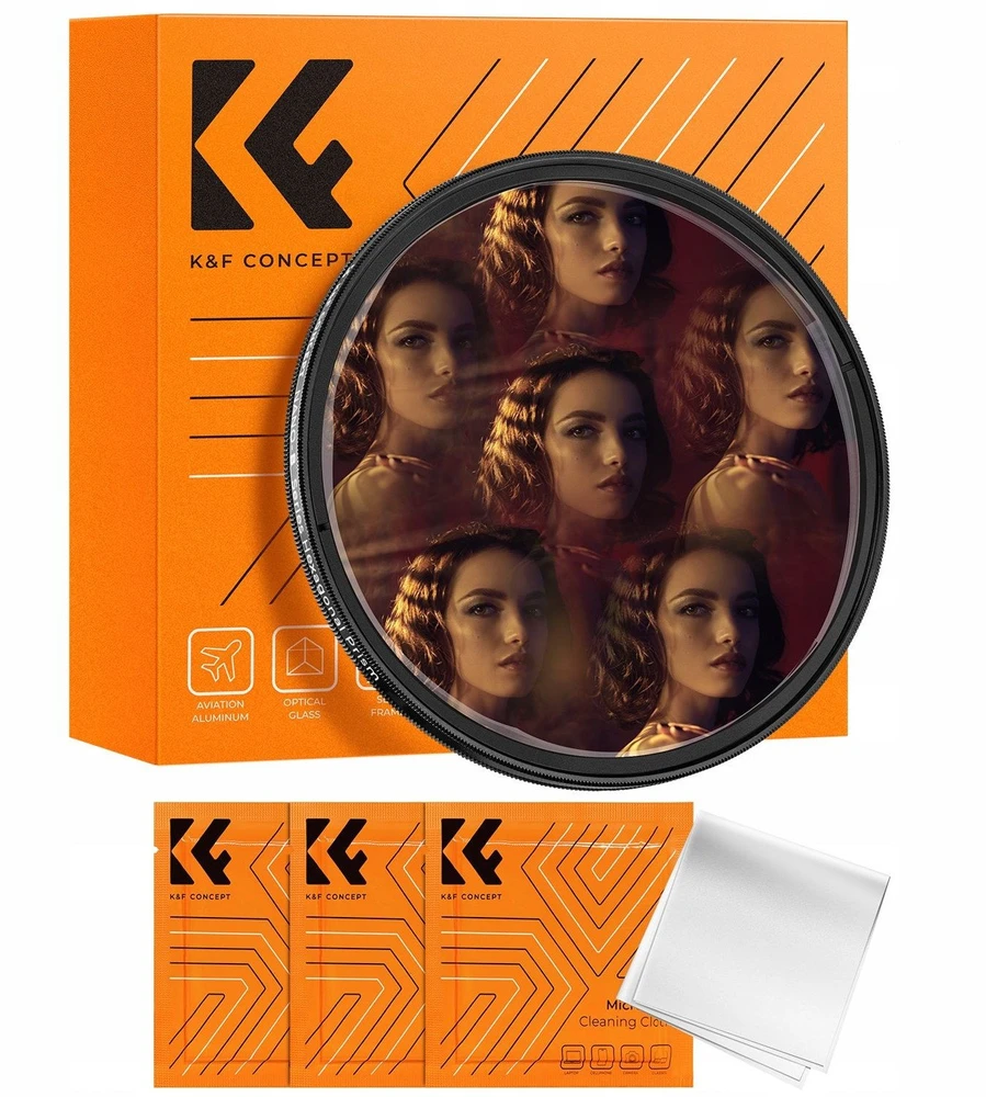 K&F filtro kaleidoskopas Filtro kaleidoskopas 6x Skirtas 82 mm 82 K&f / Šešiakampis Šešiakampis / Kf01.2807v1