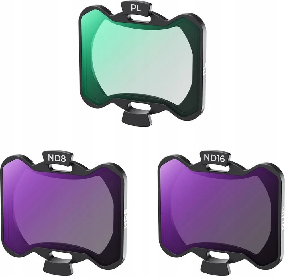 Kf filtrų rinkinys 3in1 poliarizuojantis Pl Pilkas Nd Nd8 Nd16 skirtas DJI Avata 2 K&f /sku.2253