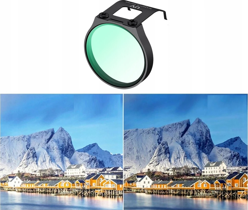 Kf filtrų rinkinys 6in1 poliarizuojantis filtras PL UV ND8 ND16 ND32 ND64, skirtas DJI NEO / SKU.2332