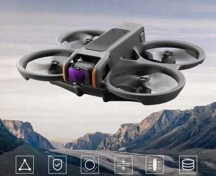 Kf filtrų rinkinys 6in1 poliarizuojantis Pl UV Nd Nd8 Nd16 Nd32 Nd64 skirtas DJI Avata 2 / Sku.2252