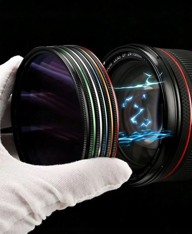 Filtrų rinkinys Kf 82mm 82 mm Kasetė CPL ND8 ND64 Magnetiniai ant Magneto + Dangtelis / 1118100002