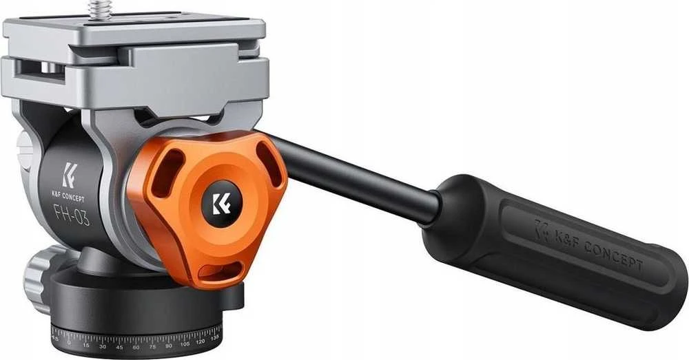 Kf Head Panoramic Video Oil Head K&F FH-03 5kg Metal 1/4 3/8 Arca Swiss / FH-03 / KF31.087