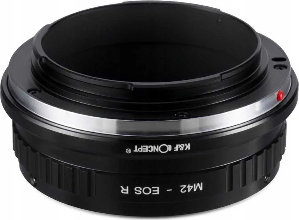 Adapteris - K&F Concept M42 Objektyvo į Canon RF Montavimo Adapteris, Rankinis Fokusavimas, Aliuminis, Juodas