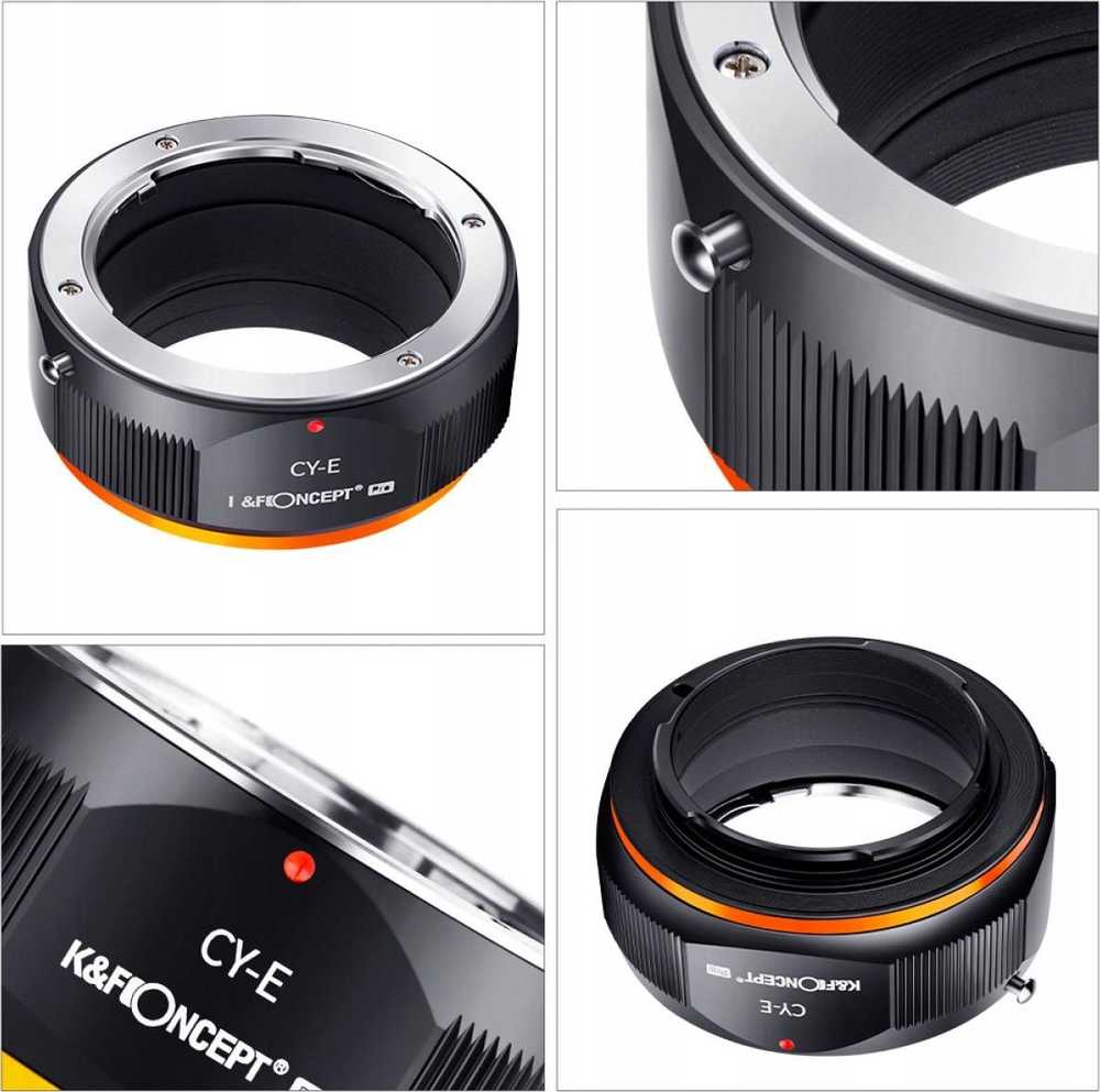 Kf Concept K&F adapteris K&F Pro - Sony E Nex į Contax Yashica / Kf06.449