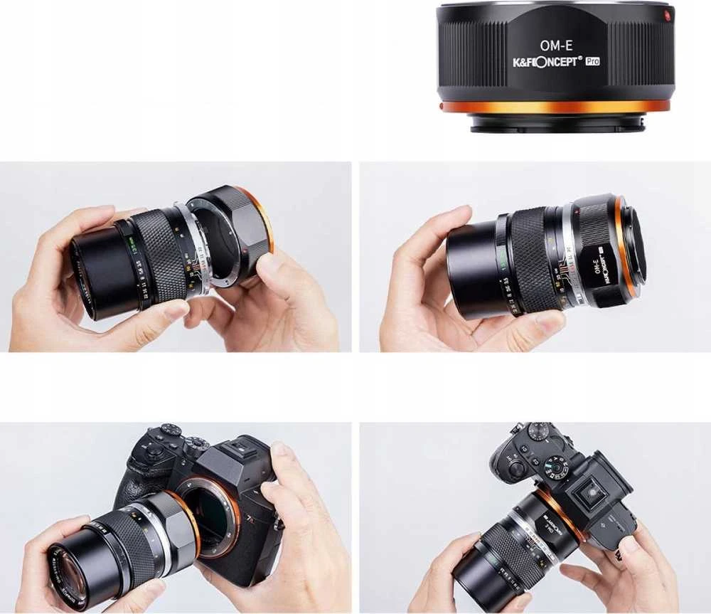 Kf Concept Kf K & f Pro Adapteris Sony E Neks Olympus Om / Kf 06.457