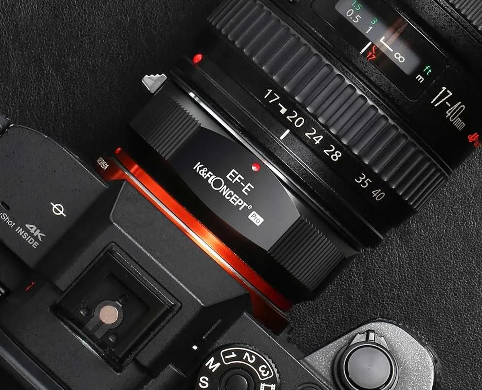 Kf Concept Kf K & f Pro Adapteris Sony E Neksas Canon Ef Ef-S / Kf 06.437