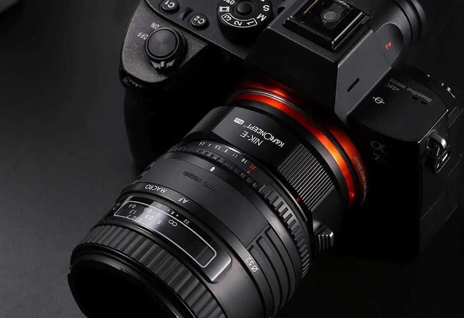 Kf Concept Kf K & f Pro Adapteris Sony E Neksu Na Nikon AI Af / Kf 06.436