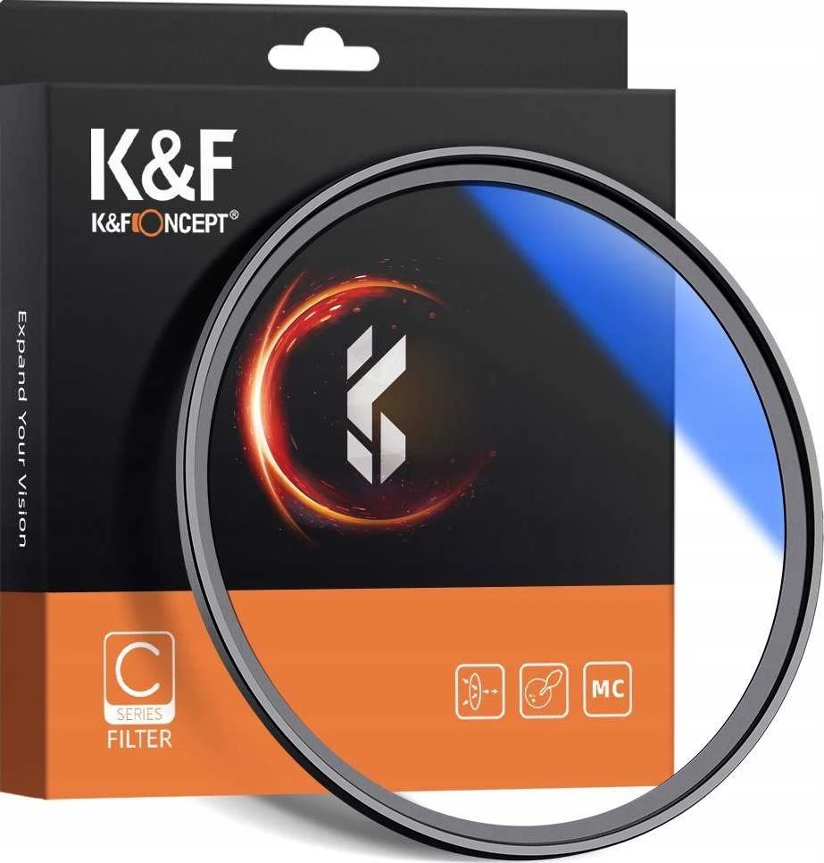 Objektyvo filtras - K&F Concept Classic HMC UV filtras 52 mm