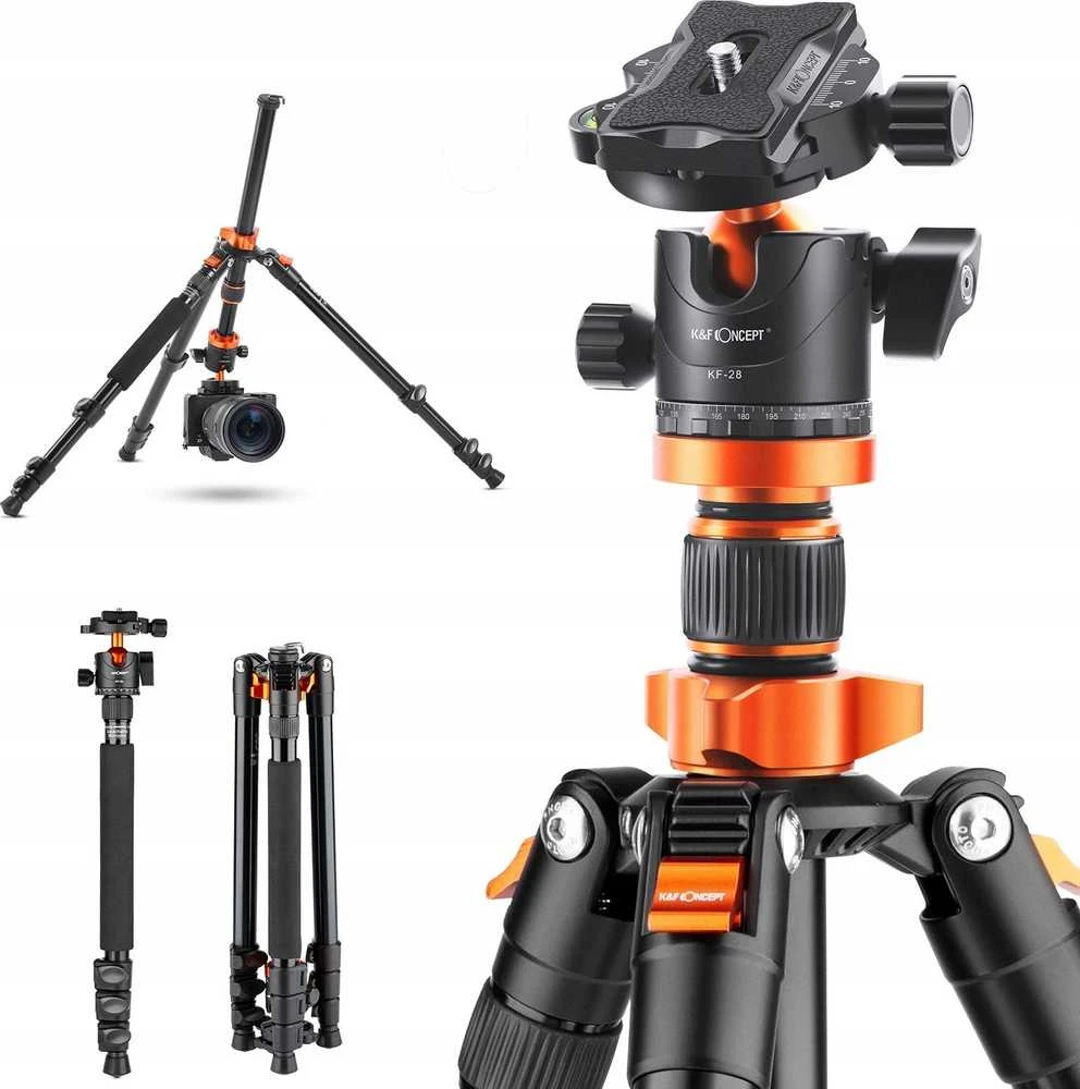K&F Concept K254A3 trikojis su BH-28L rutuline galvute