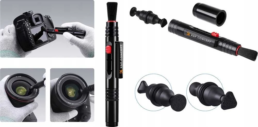 Valiklis Kf Concept K&F Concept 4 viename fotoaparato objektyvo valymo rinkinys, skirtas DSLR fotoaparatui