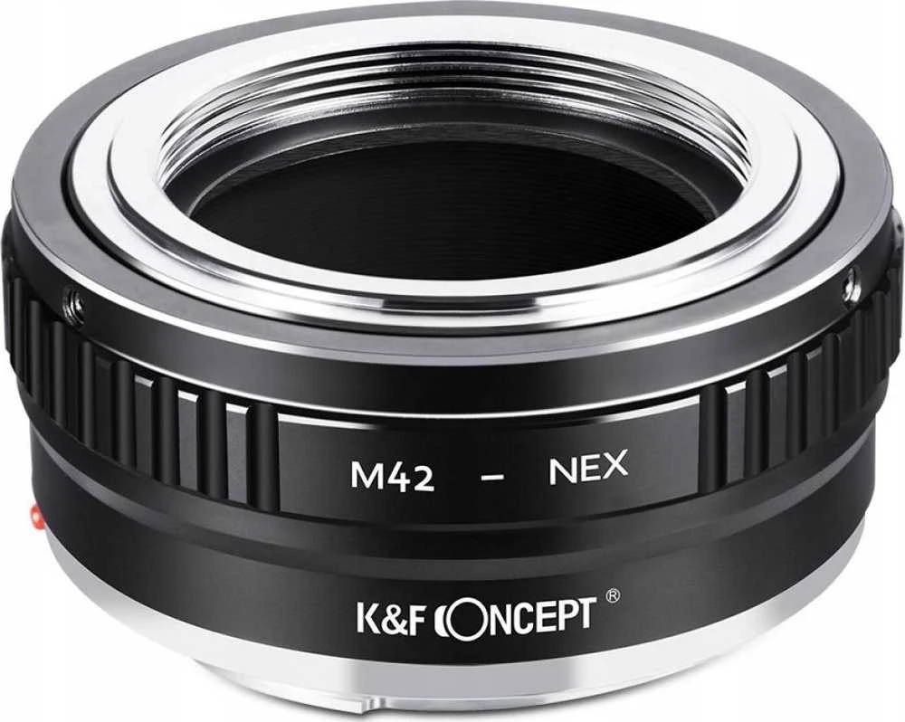 M42 į Sony E adapteris su užrašu K&F Concept