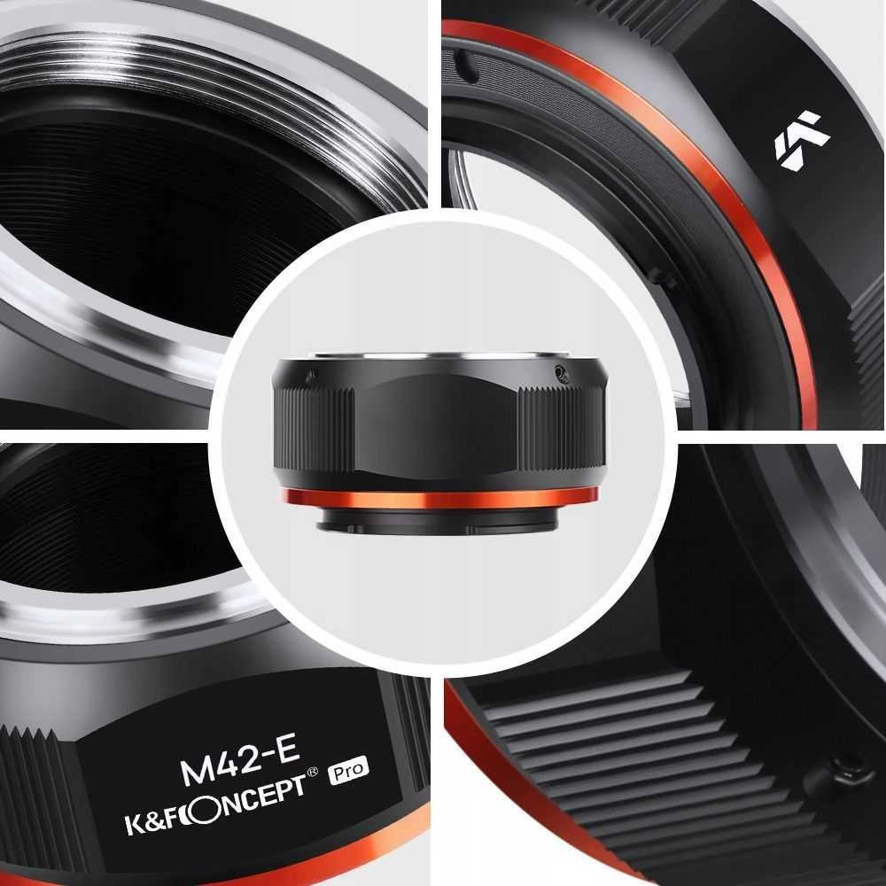Kf Concept Kf K&f Pro adapteris, skirtas Sony E Nex E-mount prie M42 / 06.435