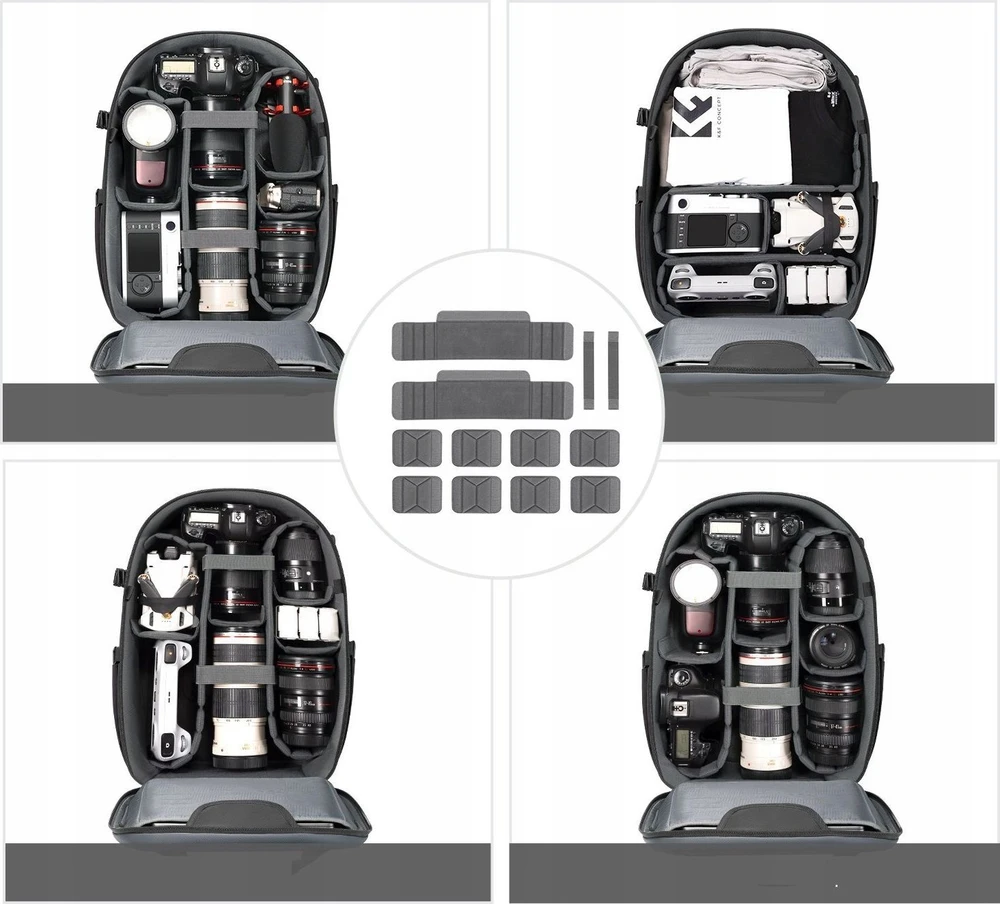 Kf kuprinė fotoaparatui, DSLR fotoaparatui, dronui / 22L / K&F / KF13.158
