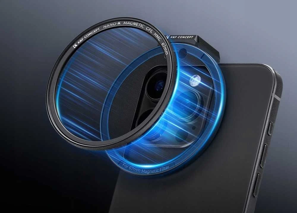 Kf magnetinio spaustuko laikiklio filtrai 67 mm, skirti telefono išmaniajam telefonui K&f Concept / Kf01.2675