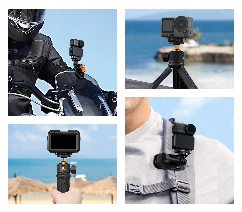 Kf Magnetinė greito sujungimo mova magnetinis laikiklis, skirtas Dji Osmo Action 6 / Nano / su 1/4'' sriegiu / Kf12.0028
