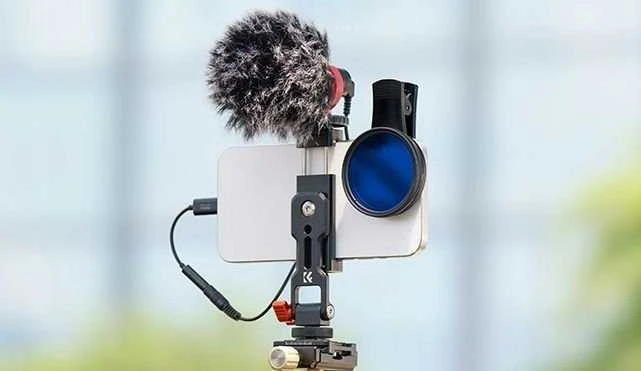 Kf objektyvo objektyvo filtras K&F pilkas ND ND2-ND400 tipas FADER telefono klipui / KF01.2639