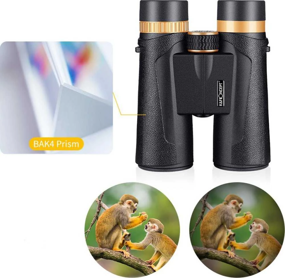 Žiūronai K&F Concept 12x 42mm BAK-4 Dėklas / KF33.011