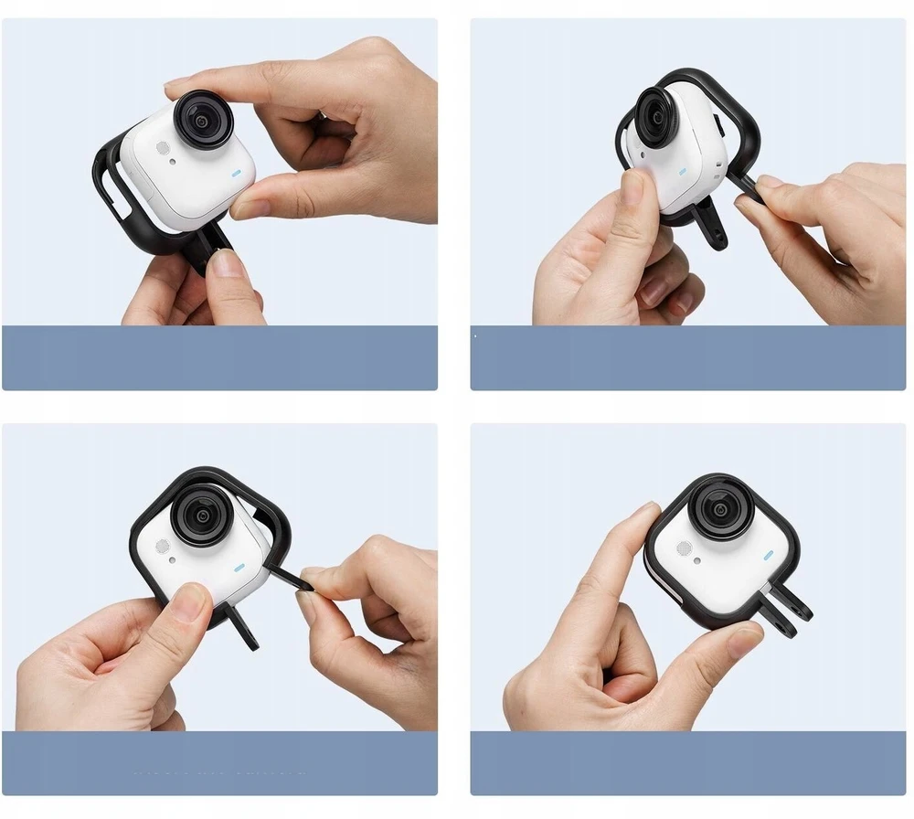 Kf Montavimo rėmelis Korpusas Frame Mount skirtas Insta360 Go Ultra su adapteriu 1/4'' / Kf12.0020 (SB11895)