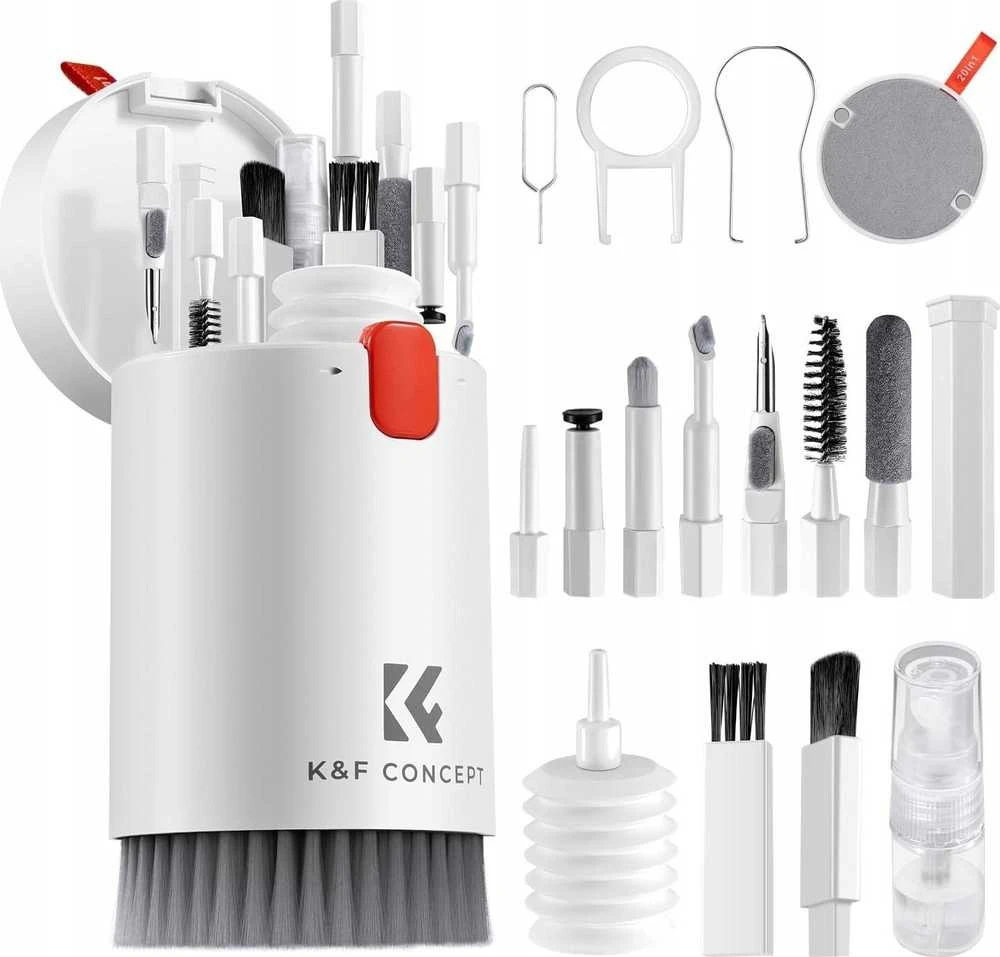 Valiklis K&F Concept 20 viename elektronikos valymo priedų rinkinys