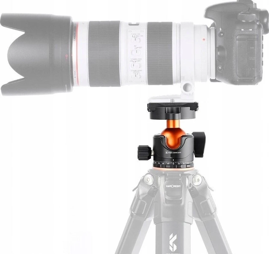 Głowica Kulowa Panoramiczna 3d 16kg Aliuminio Arca Swiss / K&f Concept / Bh-36l