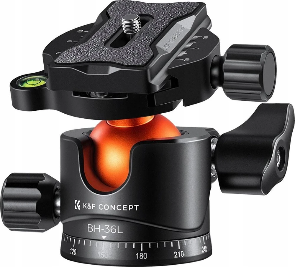 Głowica Kulowa Panoramiczna 3d 16kg Aliuminio Arca Swiss / K&f Concept / Bh-36l