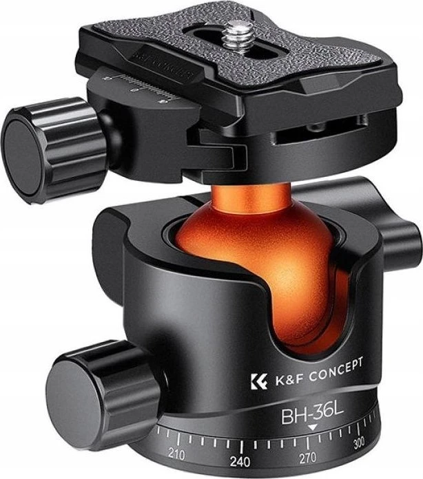 Głowica Kulowa Panoramiczna 3d 16kg Aliuminio Arca Swiss / K&f Concept / Bh-36l